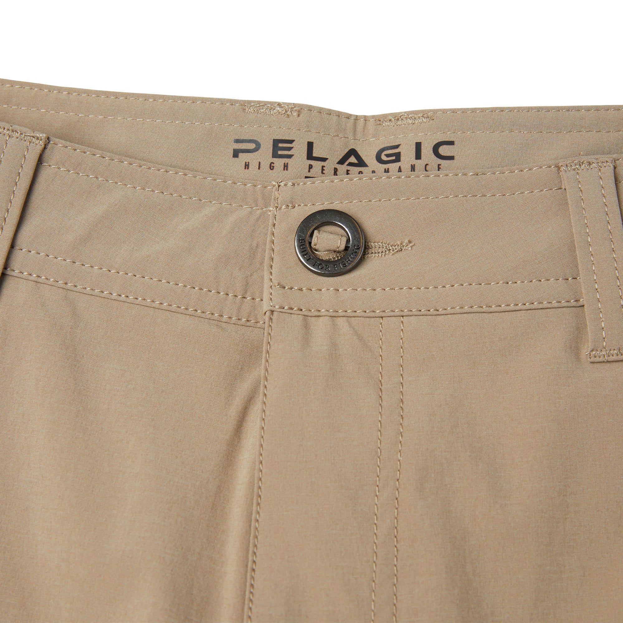 Pelagic Mako pantaloncini uomo kaki scuro idrorepellente
