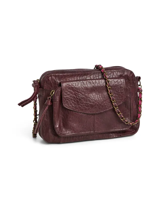 Pieces Pcnaina Cross Body borsa tawny port pelle