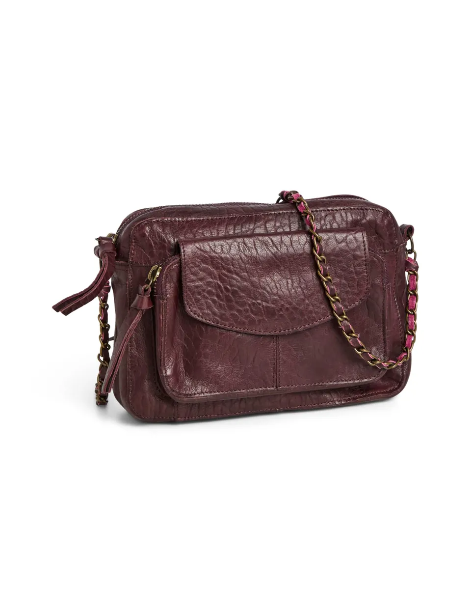 Pieces Pcnaina Cross Body borsa tawny port pelle
