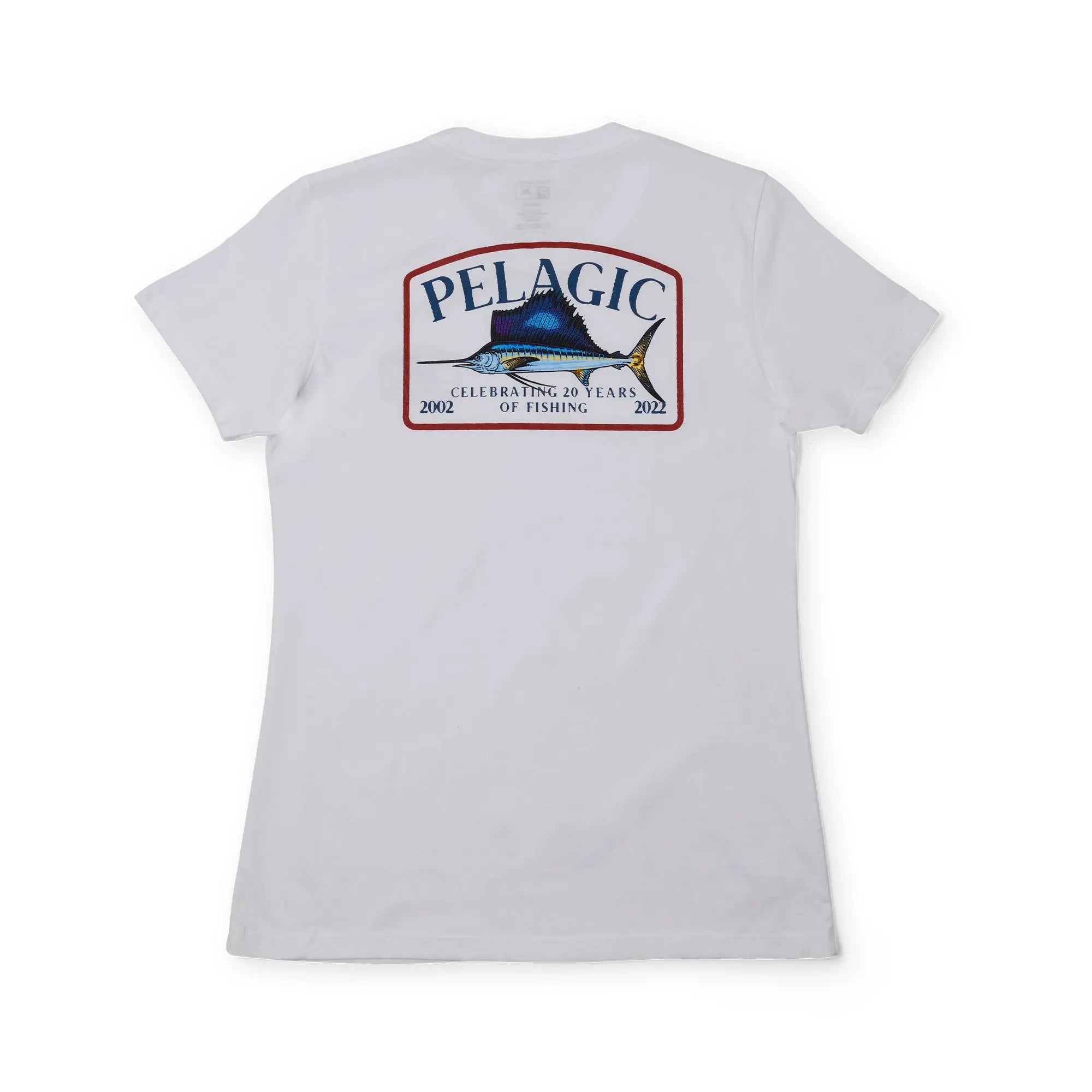 Pelagic Ws Game Fish Sailfish maglietta donna White cotone