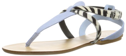 PIECES Cathie Suede sandali con tacco blu sbiadito 40 EU