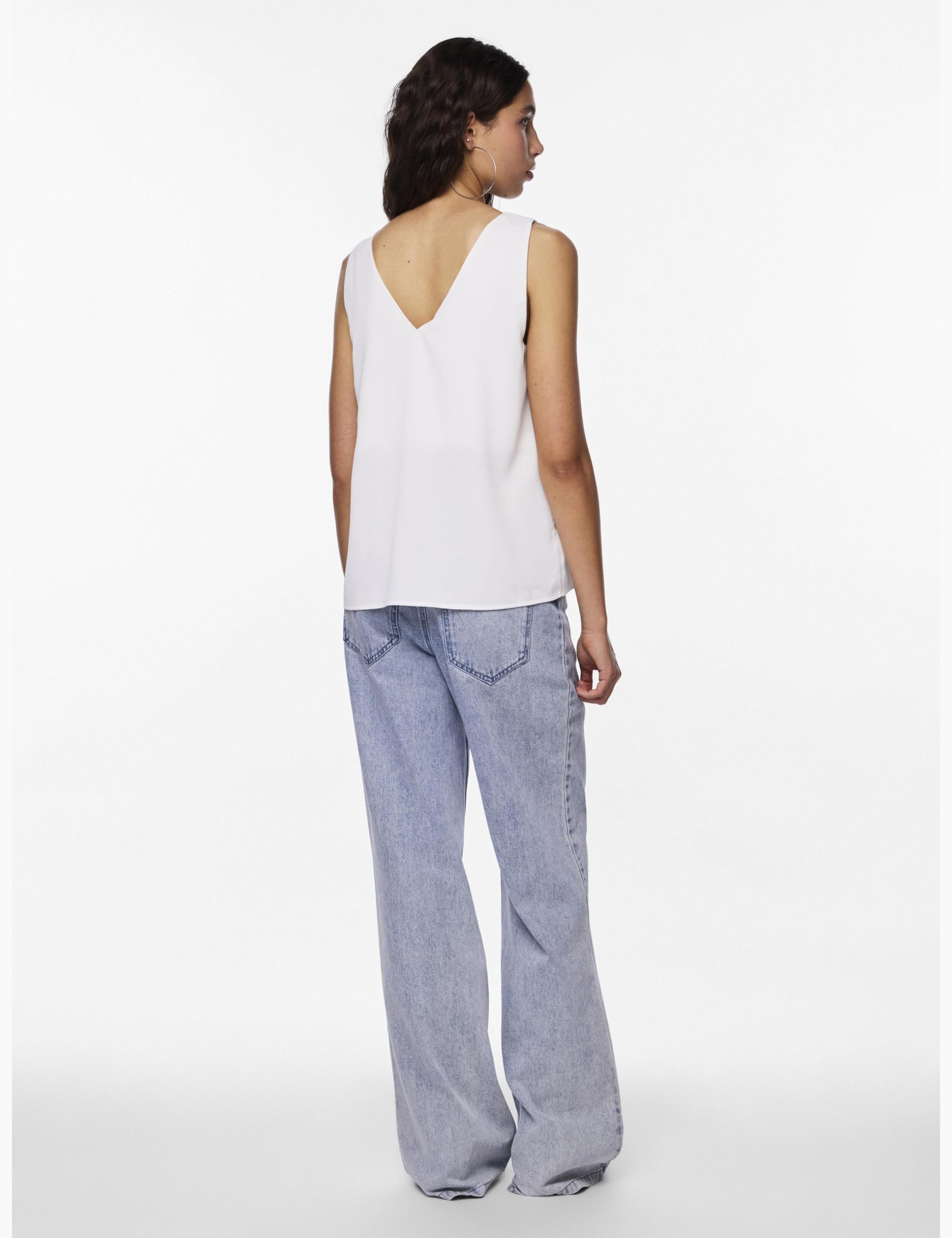 Pieces Pcfranan SL Top top donna manica corta