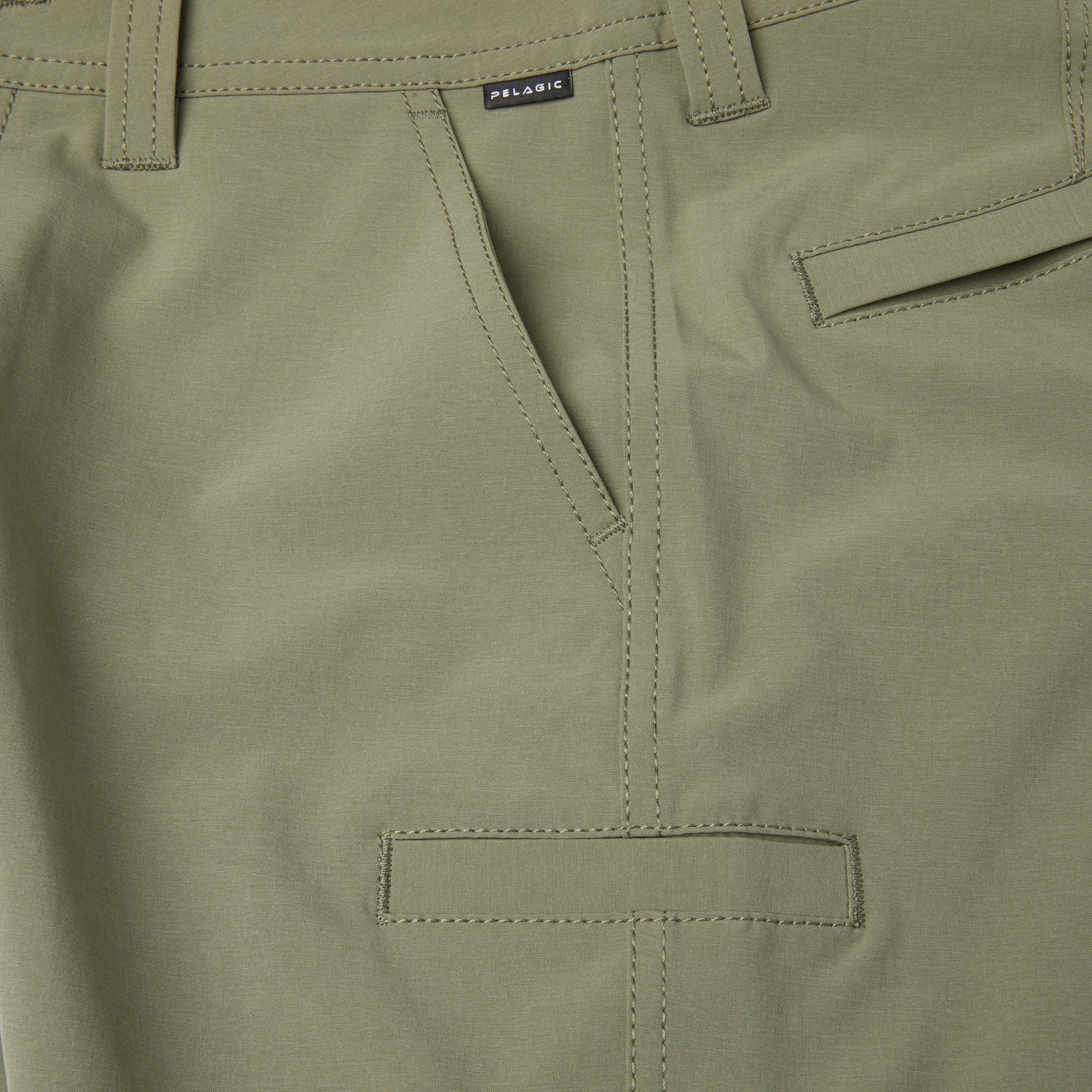Pelagic Mako Deep Sea shorts ragazzo mangrovia idrorepellenti