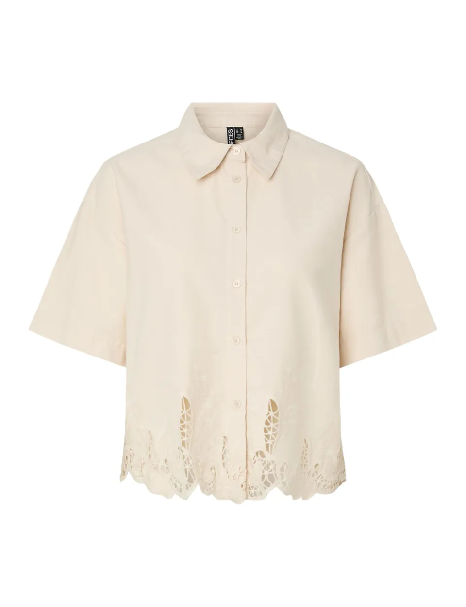 Pieces Pcpiper SS Camicia Denim Donna Taglia L Comoda