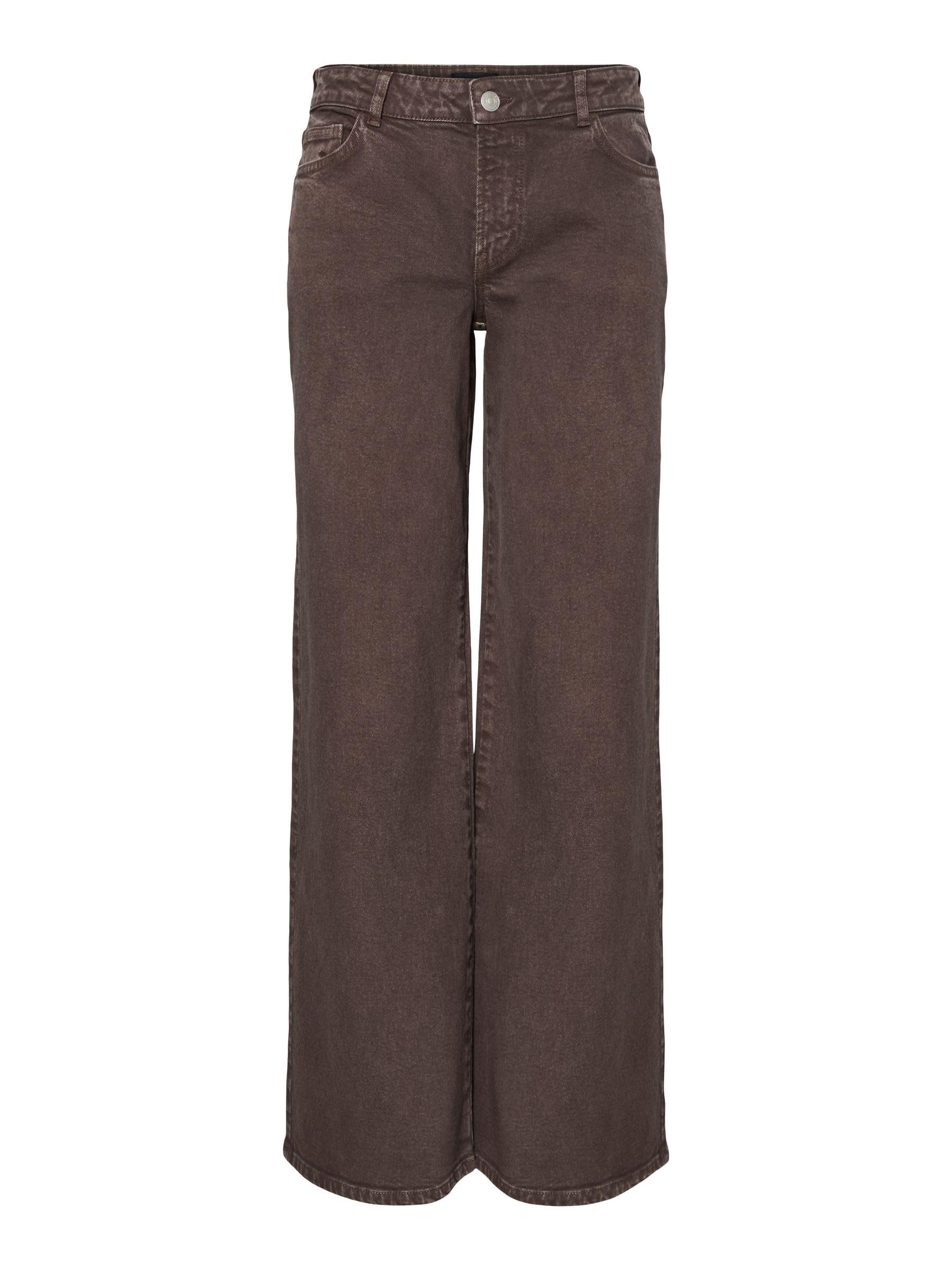 Pieces Pcselma LW Wide jeans donna 30W/30L gamba larga