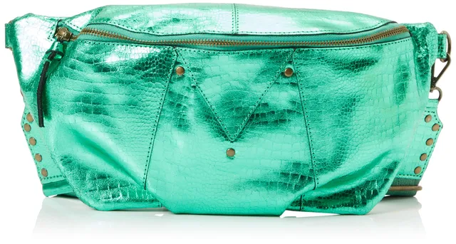 Pieces Pcmilla marsupio donna nero pelle 100%