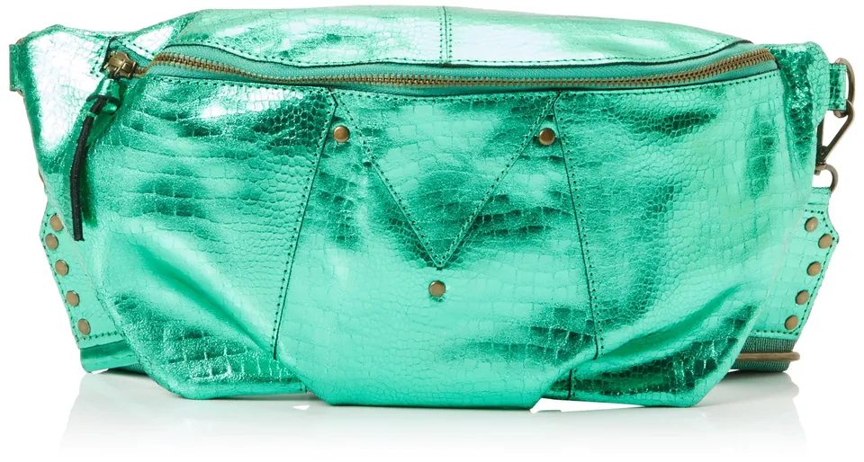 Pieces Pcmilla marsupio donna nero pelle 100%