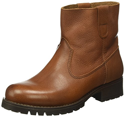 Pieces Psvaha Leather New Boot stivali donna cognac 37