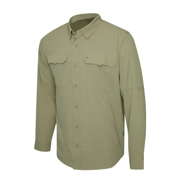 Pelagic Keys LS camicia uomo verde mangrove UPF 50+