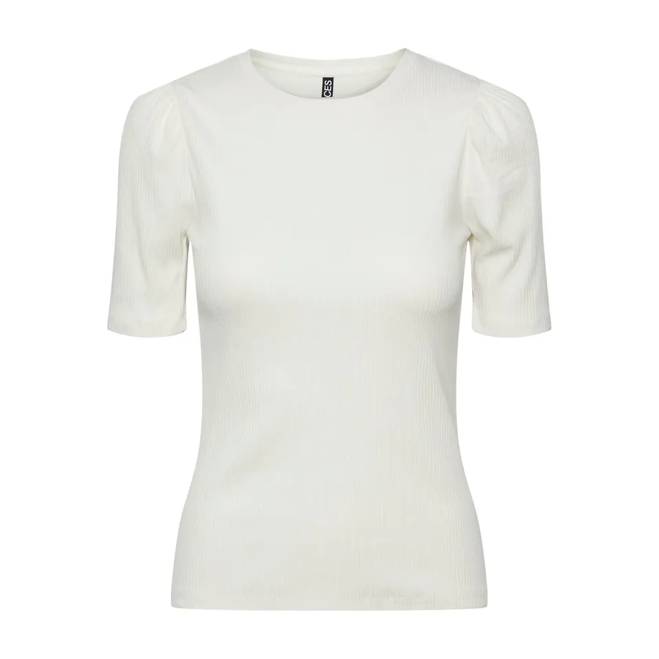 Pieces Pcruka Puff Top t-shirt donna maniche corte