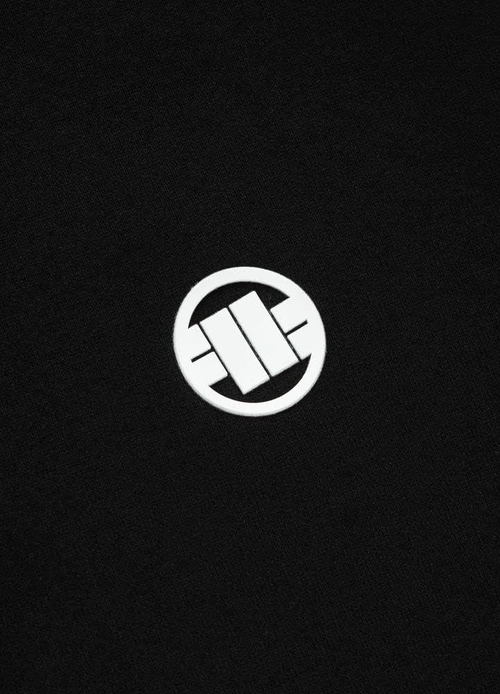 Pitbull Small Logo felpa uomo cappuccio cotone spesso