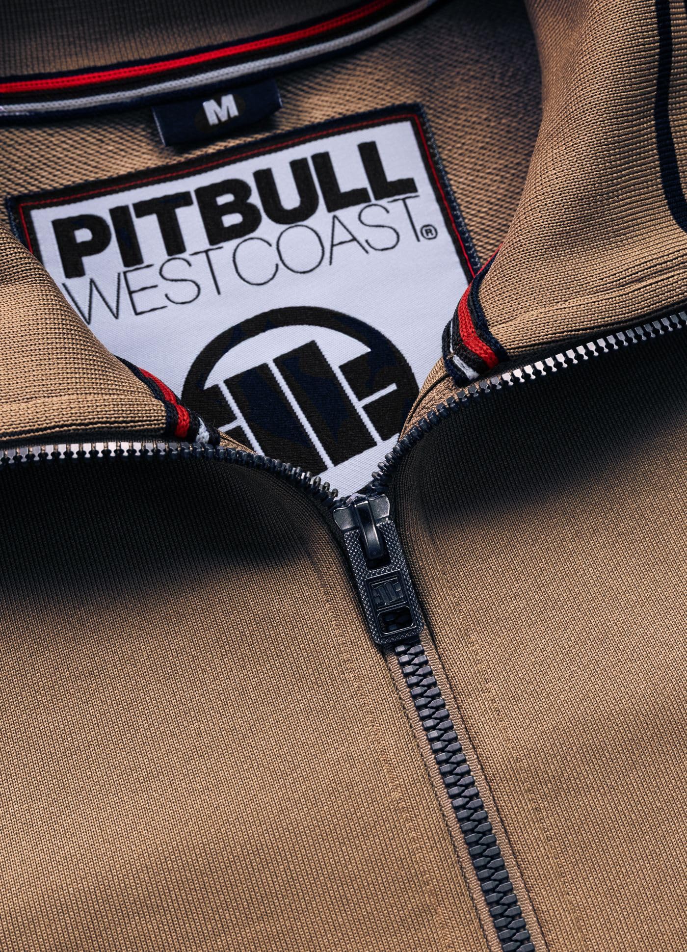 Pitbull Oldschool Tape Logo felpa uomo Nero poliestere