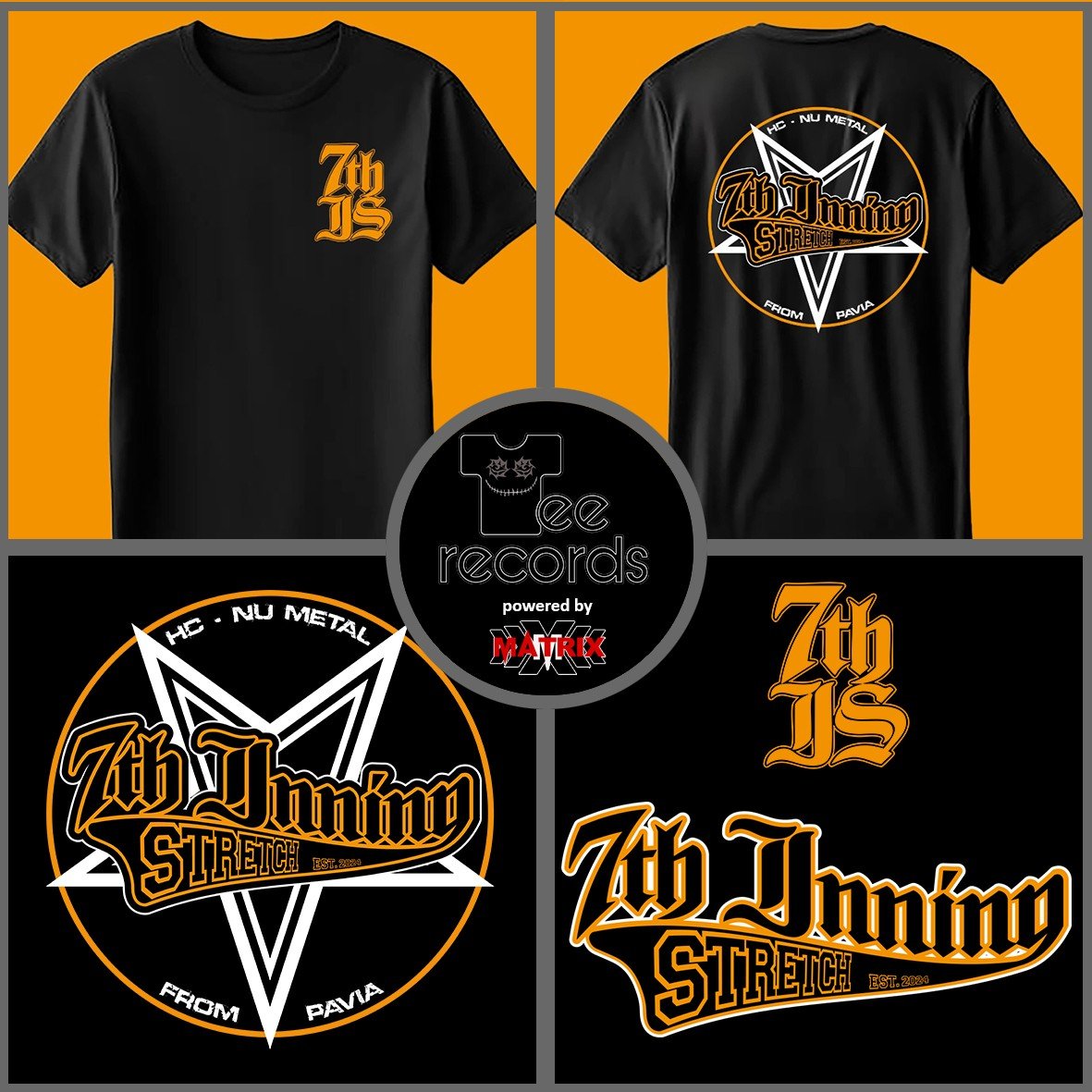 7th Inn Logo t-shirt cotone organico unisex