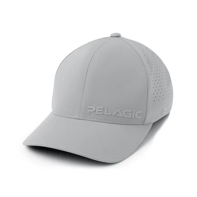 Pelagic Flexfit Alpha cappello pesca grigio chiaro S/M idrorepellente