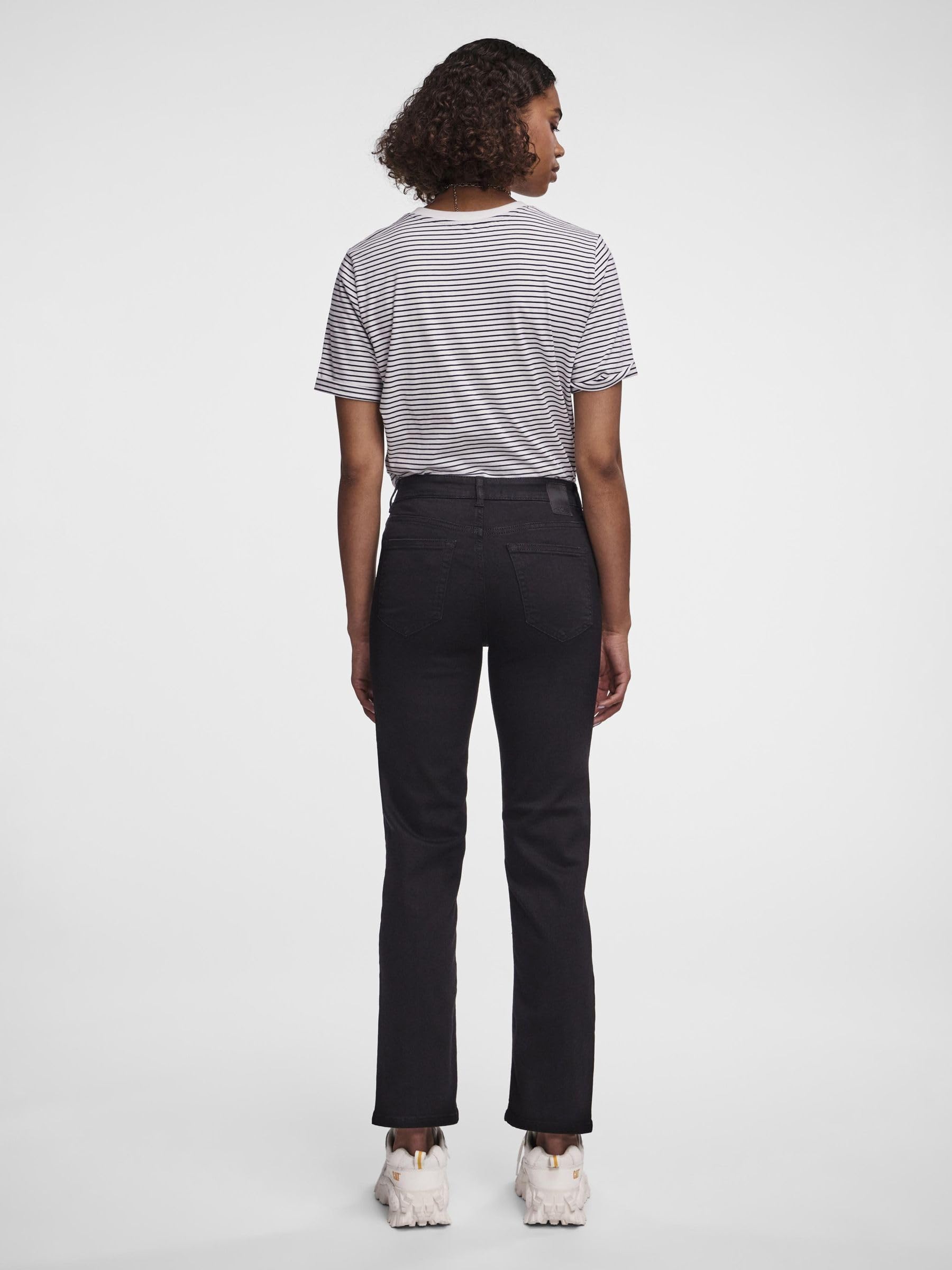PIECES Pantaloni Donna Denim Nero 30W/30L Uso Quotidiano