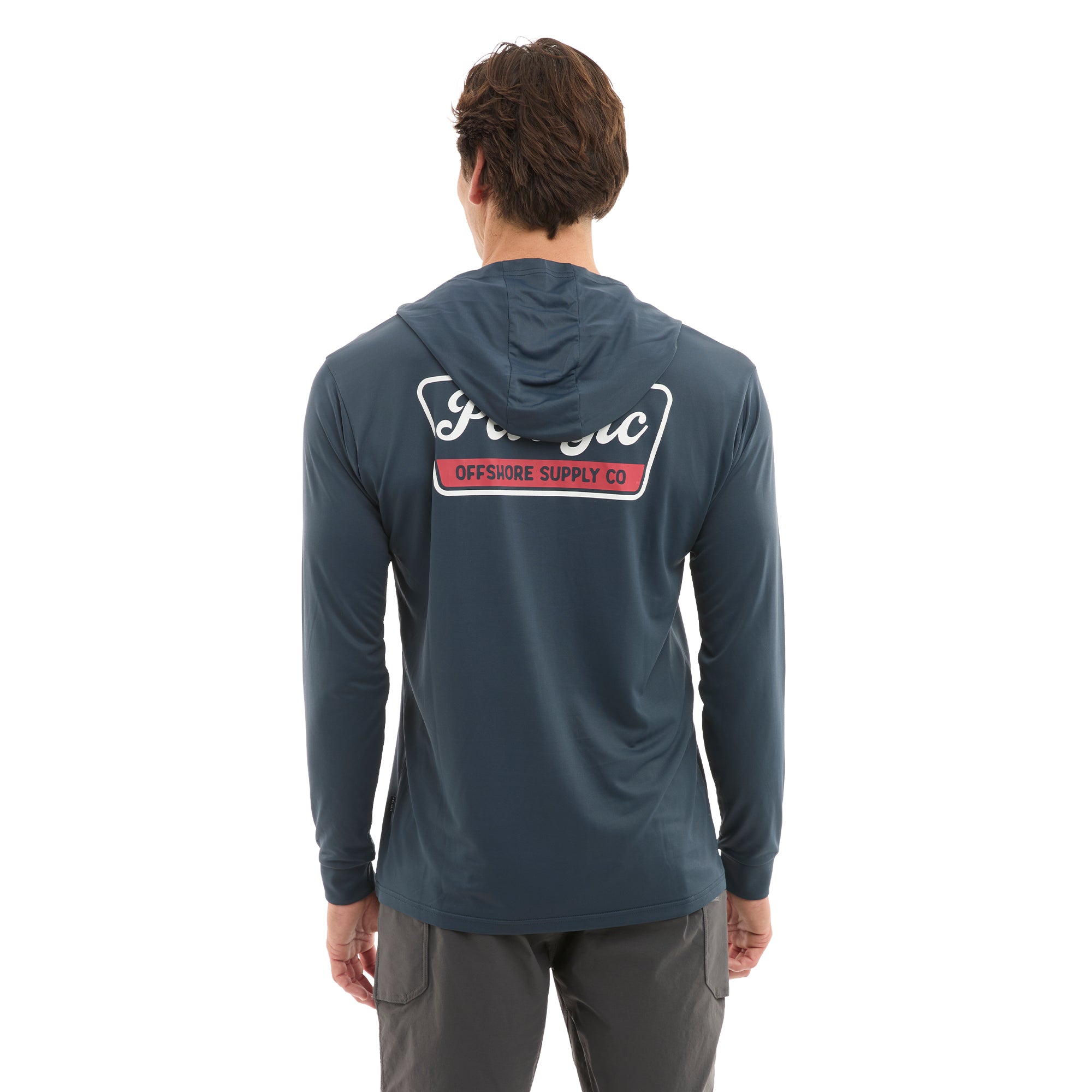 Pelagic Aquatek Dockline maglia pesca UPF 50+ blu navy