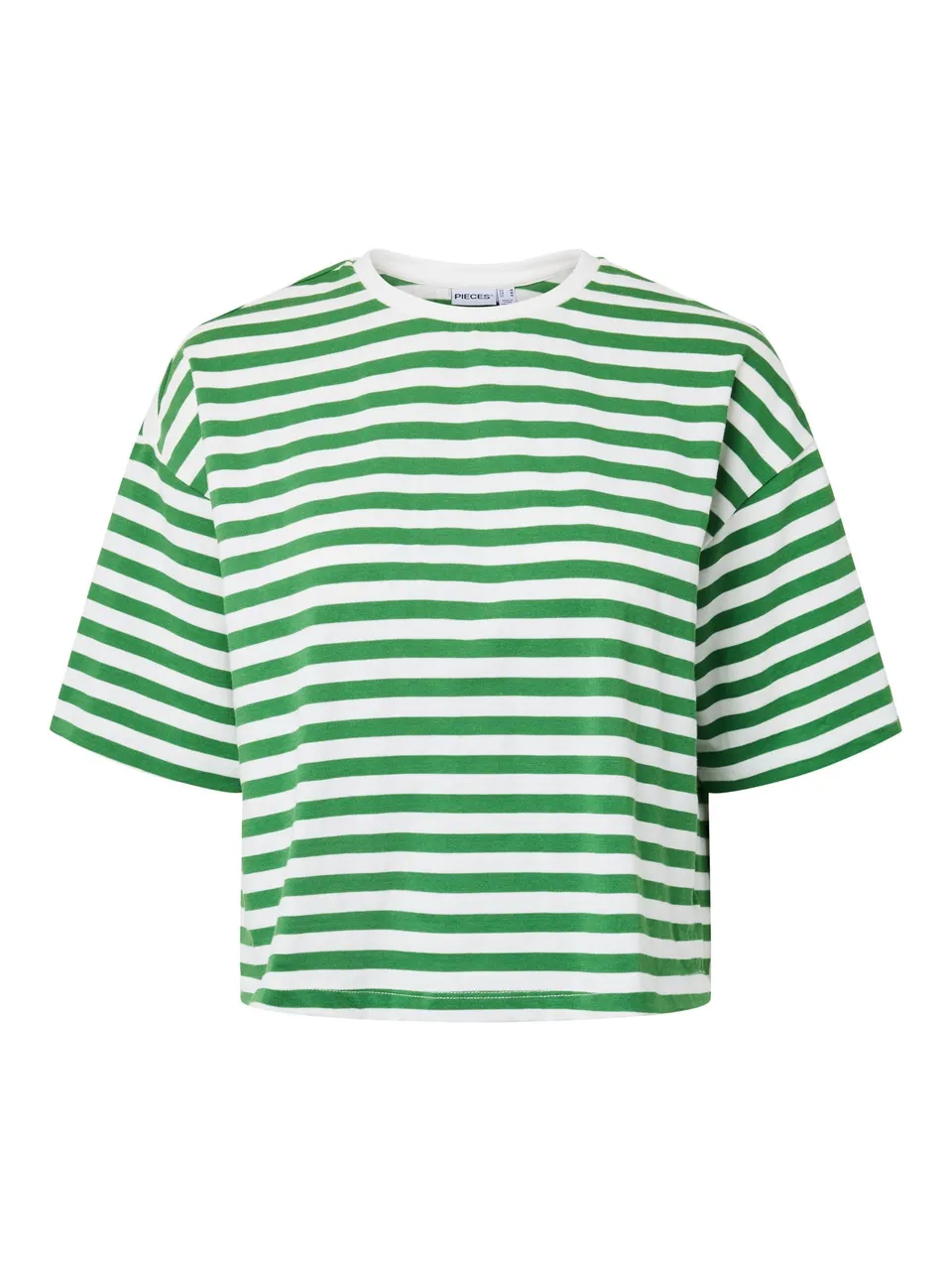 Pieces Pcpadie 2/4 Boxy Tee T-Shirt Donna Cotone