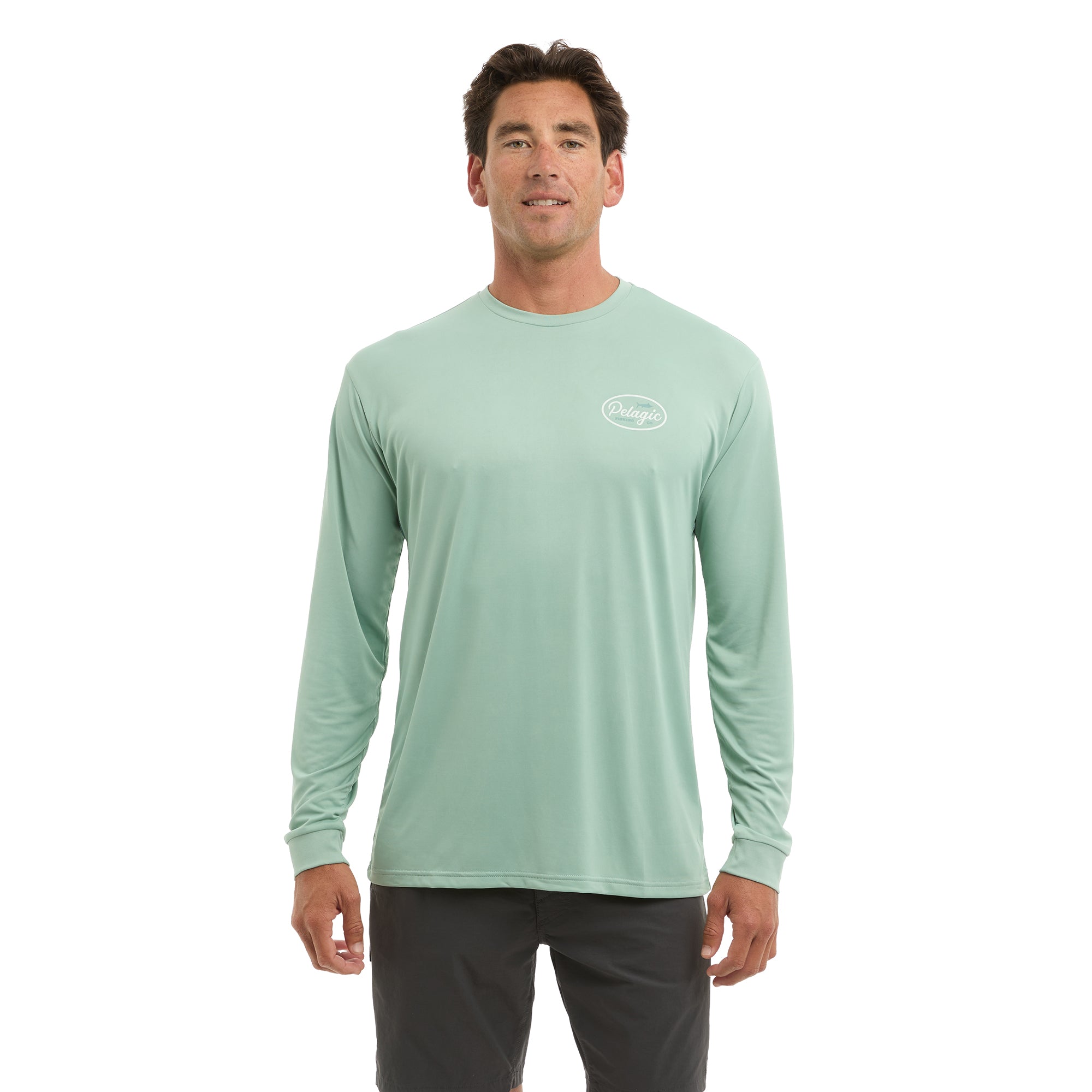 Pelagic Aquatek Circled maglia pesca salvia UPF 50+