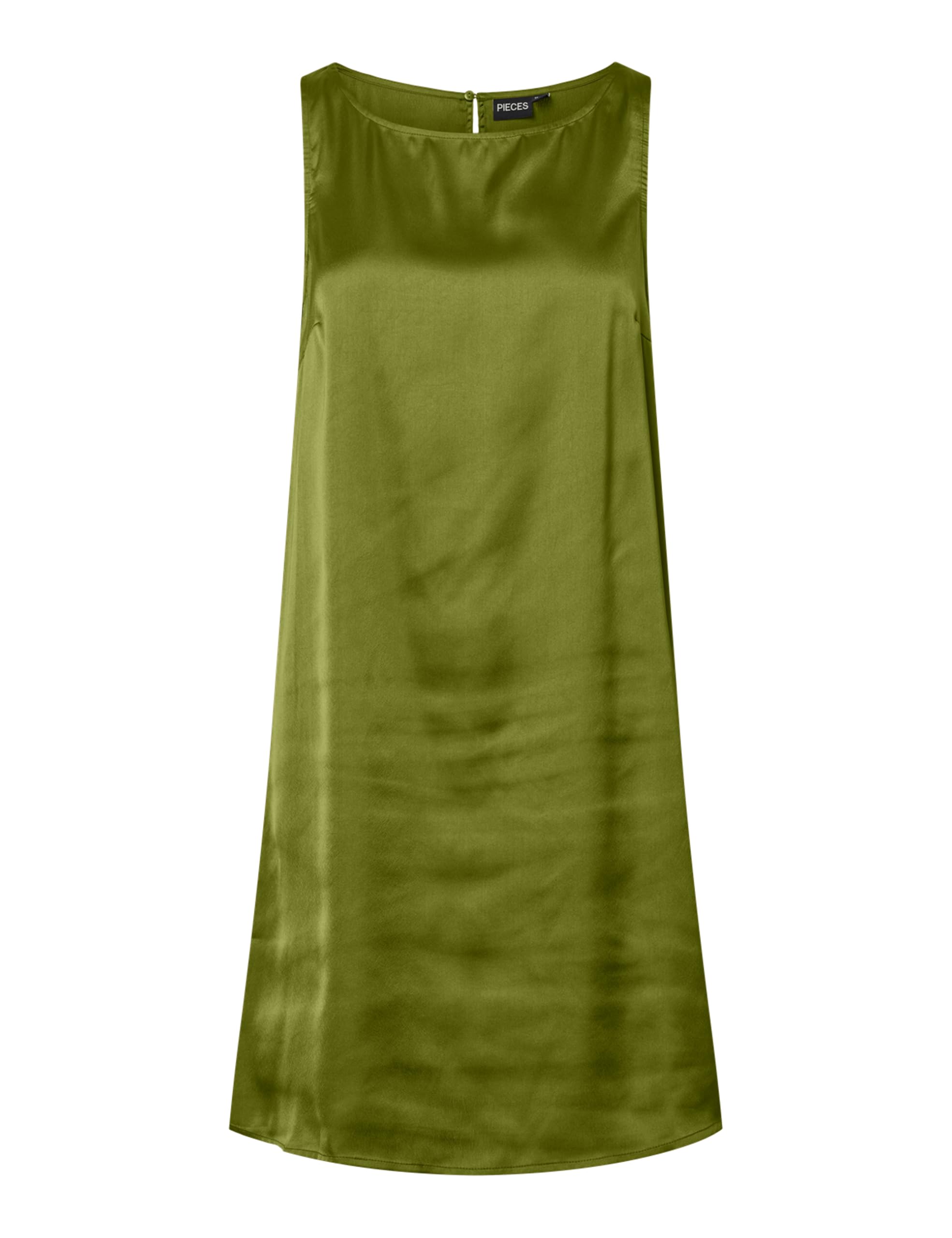 Pieces Pctasin SL Short Dress Vestito Donna S