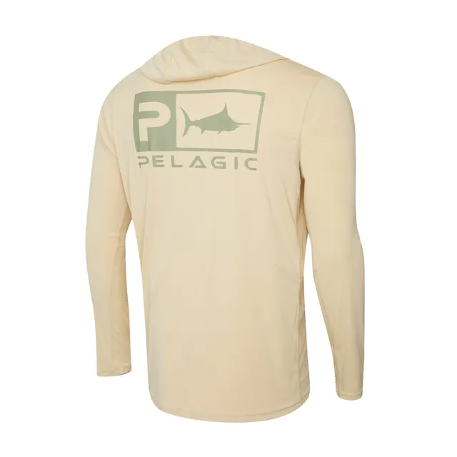 PELAGIC Vaportek Rusted Icon felpa sabbia UPF 50+