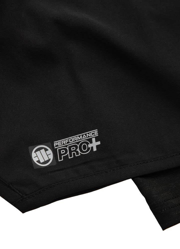 Pitbull Pro Plus Mesh New Logo shorts sportivi uomo mesh