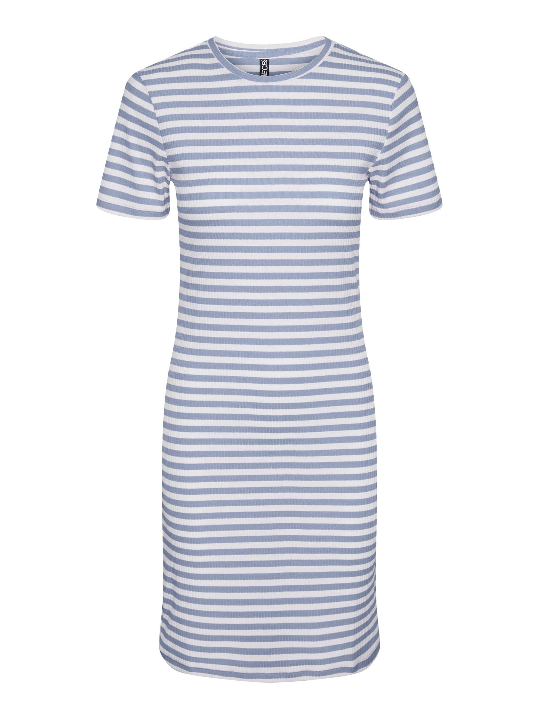 Pieces Pcruka SS Dress Noos vestito manica corta leggero