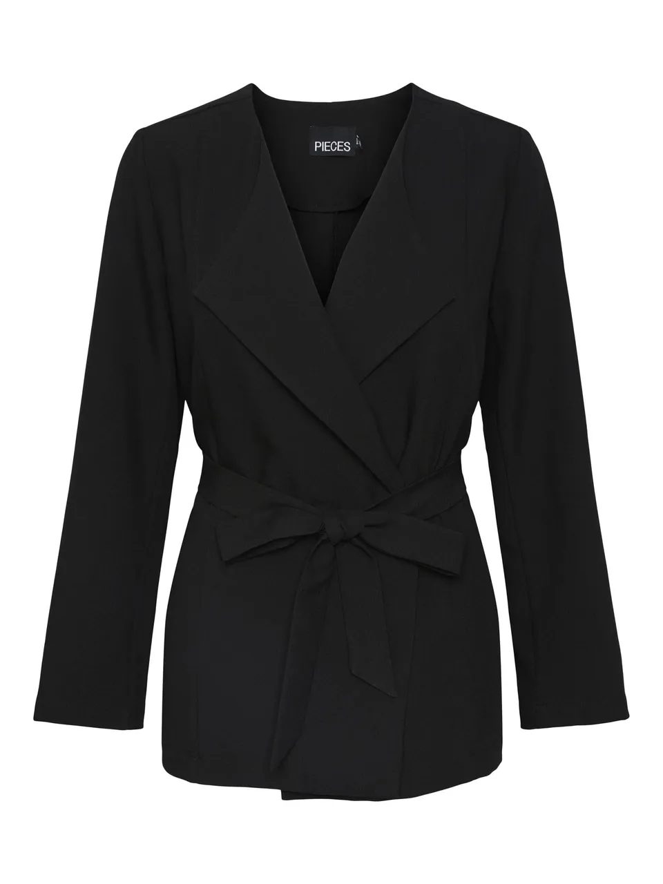 Pieces Pcbosella Blazer Donna Nero Cotone Comodo
