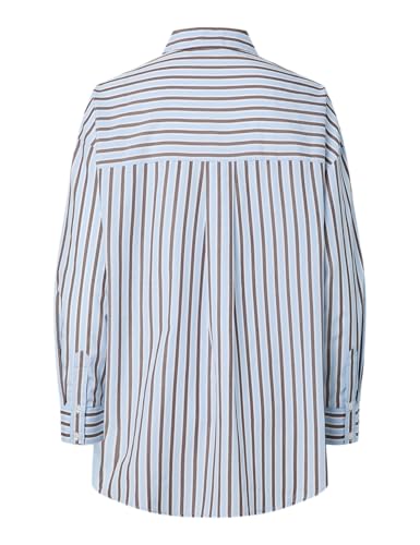 Pieces Pcpalmer LS camicia donna L cotone