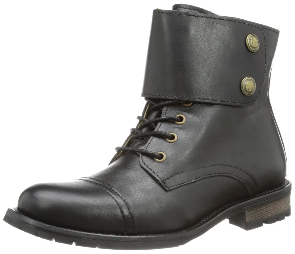 Pieces Senida 17051923 stivali donna pelle nera 38 EU