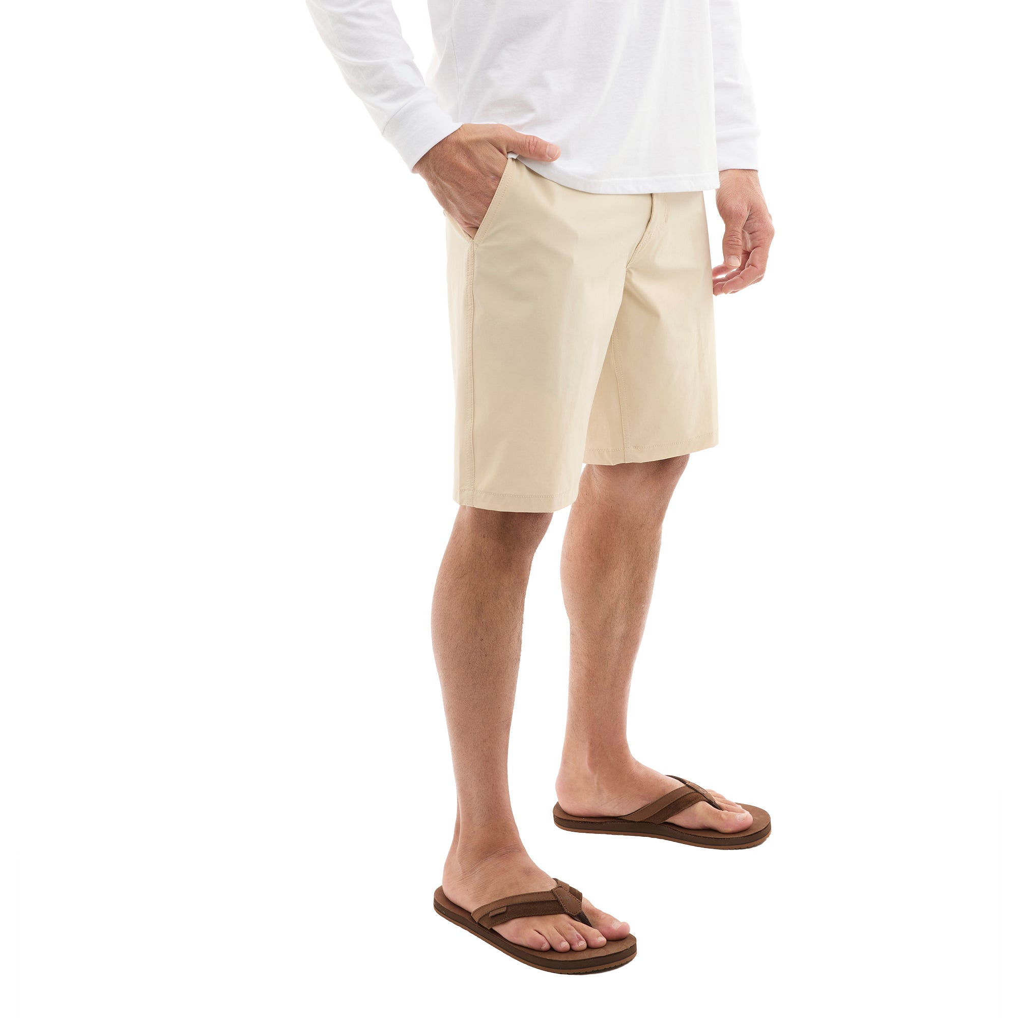 Pelagic Mako shorts uomo sabbia tessuto elasticizzato