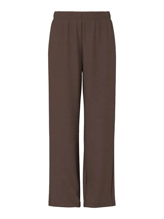 Pieces Pcchilli pantaloni tuta donna larghi XL marrone