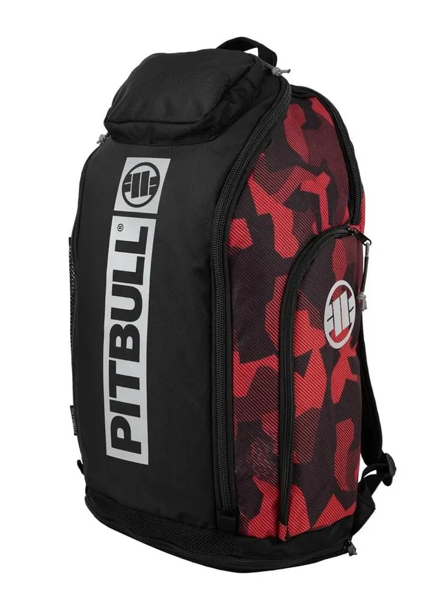 Pitbull Airway Hilltop XL zaino uomo rosso-nero nylon