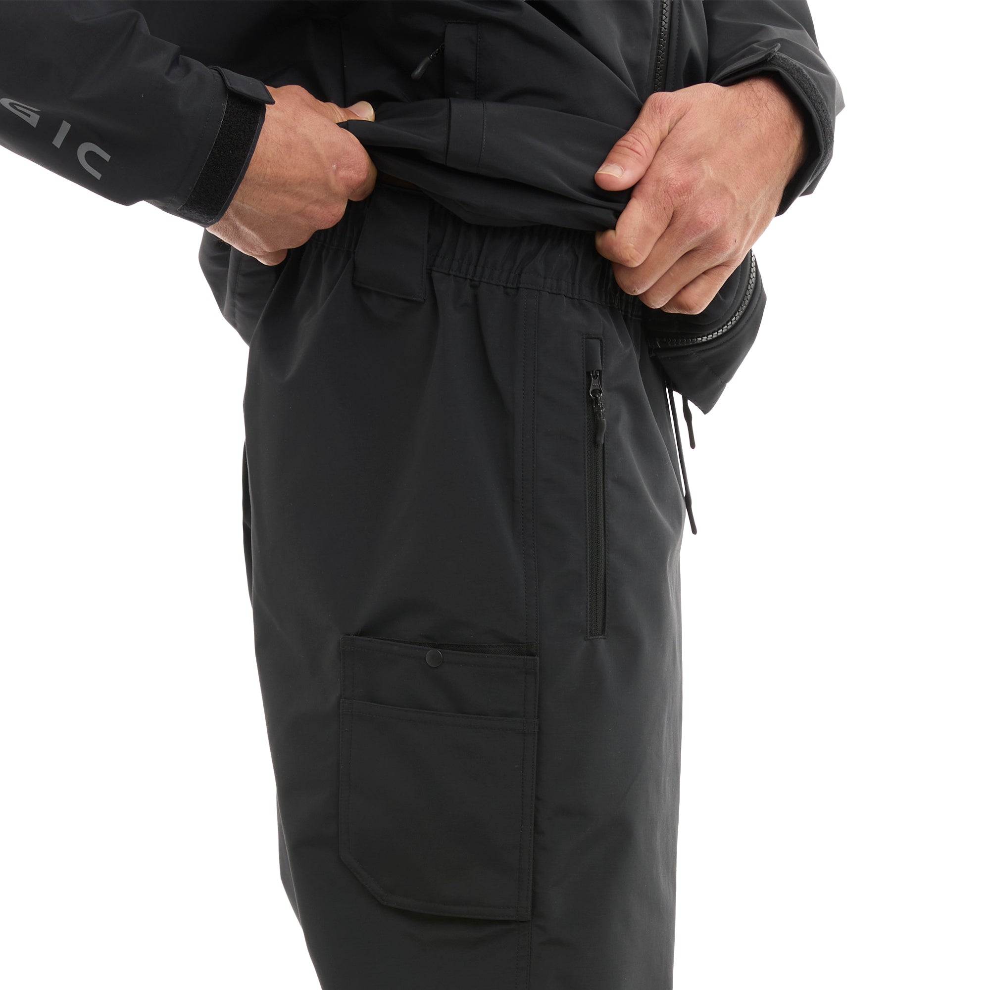Pelagic Hurricane pantaloni antipioggia uomo neri nylon