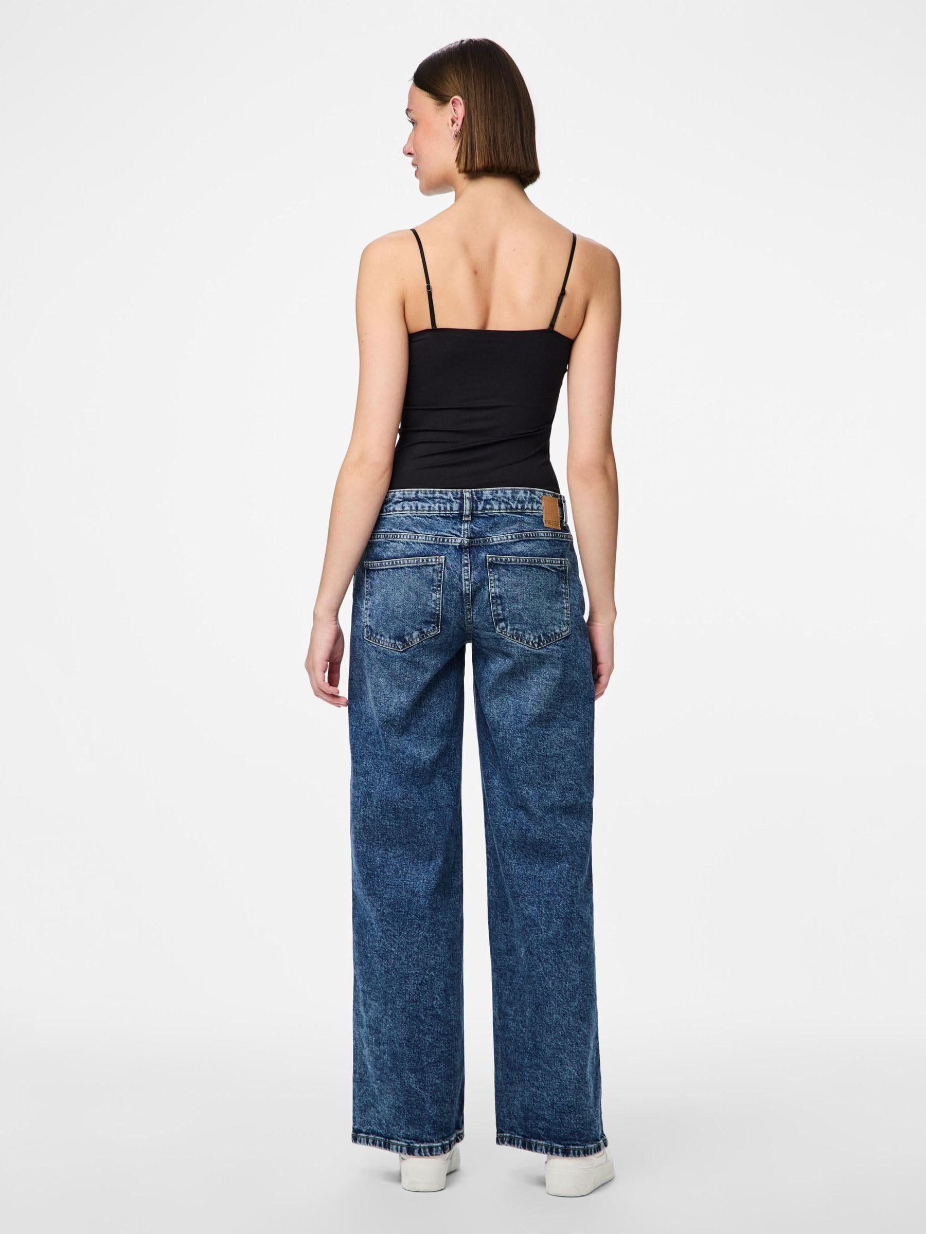 Pieces Pcselma Wide jeans larghi 27W/30L