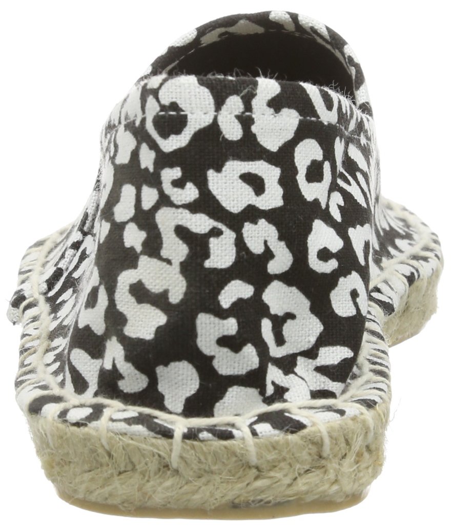 Pieces & Peace Haisha Espadrillos Leopard Black espadrillas donna