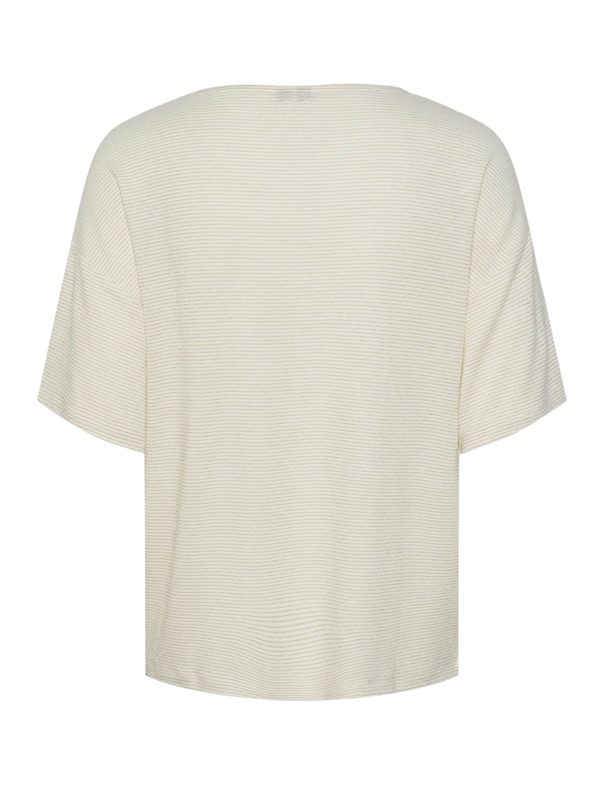 Pieces Pcbillo Oversize Tee Lurex Stripes T-Shirt S Bianco
