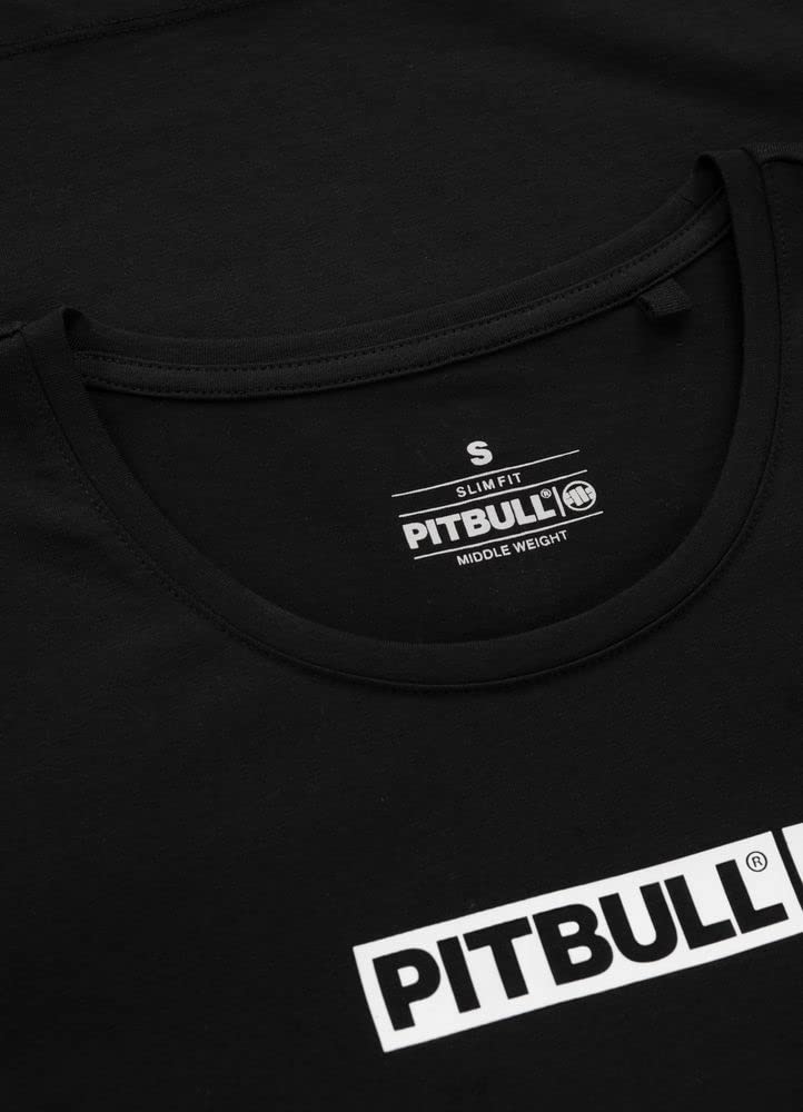 Pitbull Maglia Donna Manica Lunga Nera Cotone Girocollo