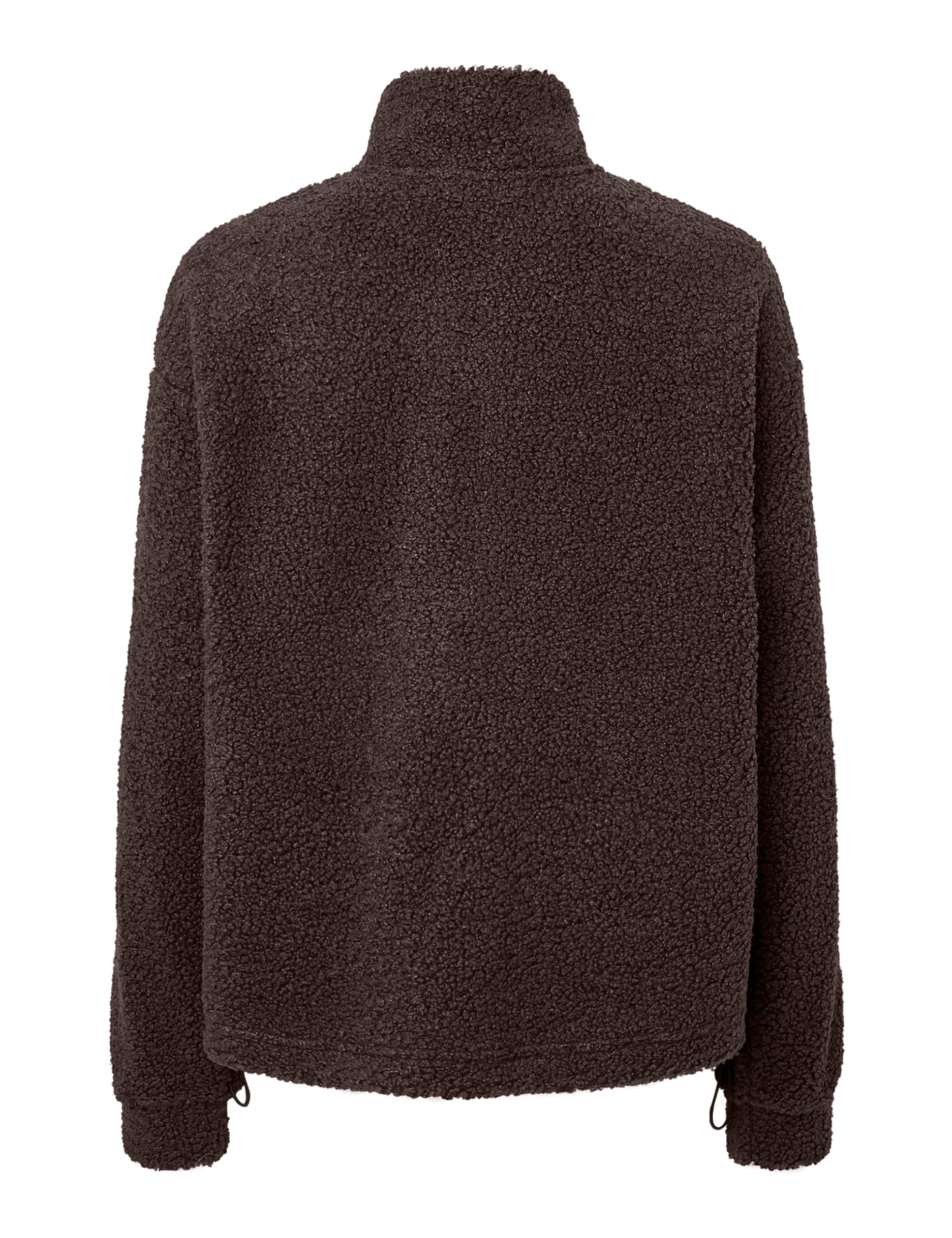 Pieces Pckatty Teddy giacca donna mezza zip teddy