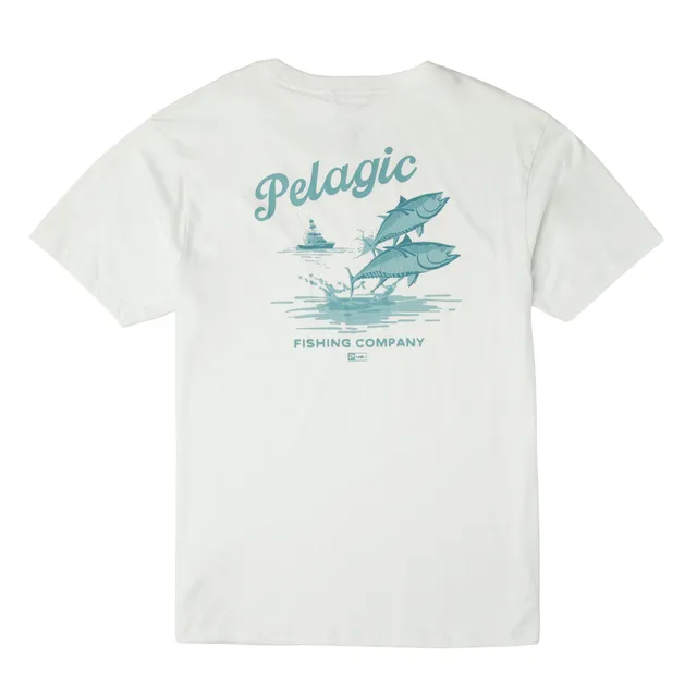 Pelagic Jumpers t-shirt uomo bone cotone
