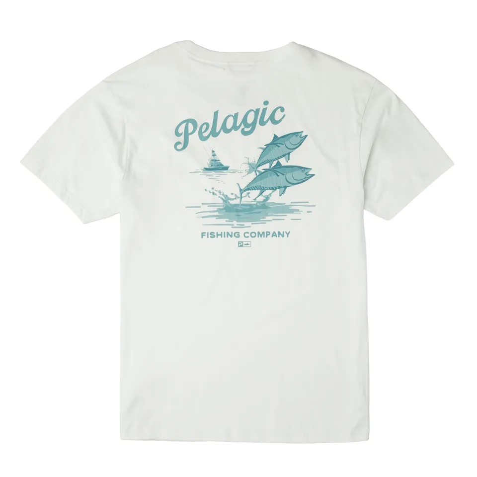Pelagic Jumpers t-shirt uomo bone cotone