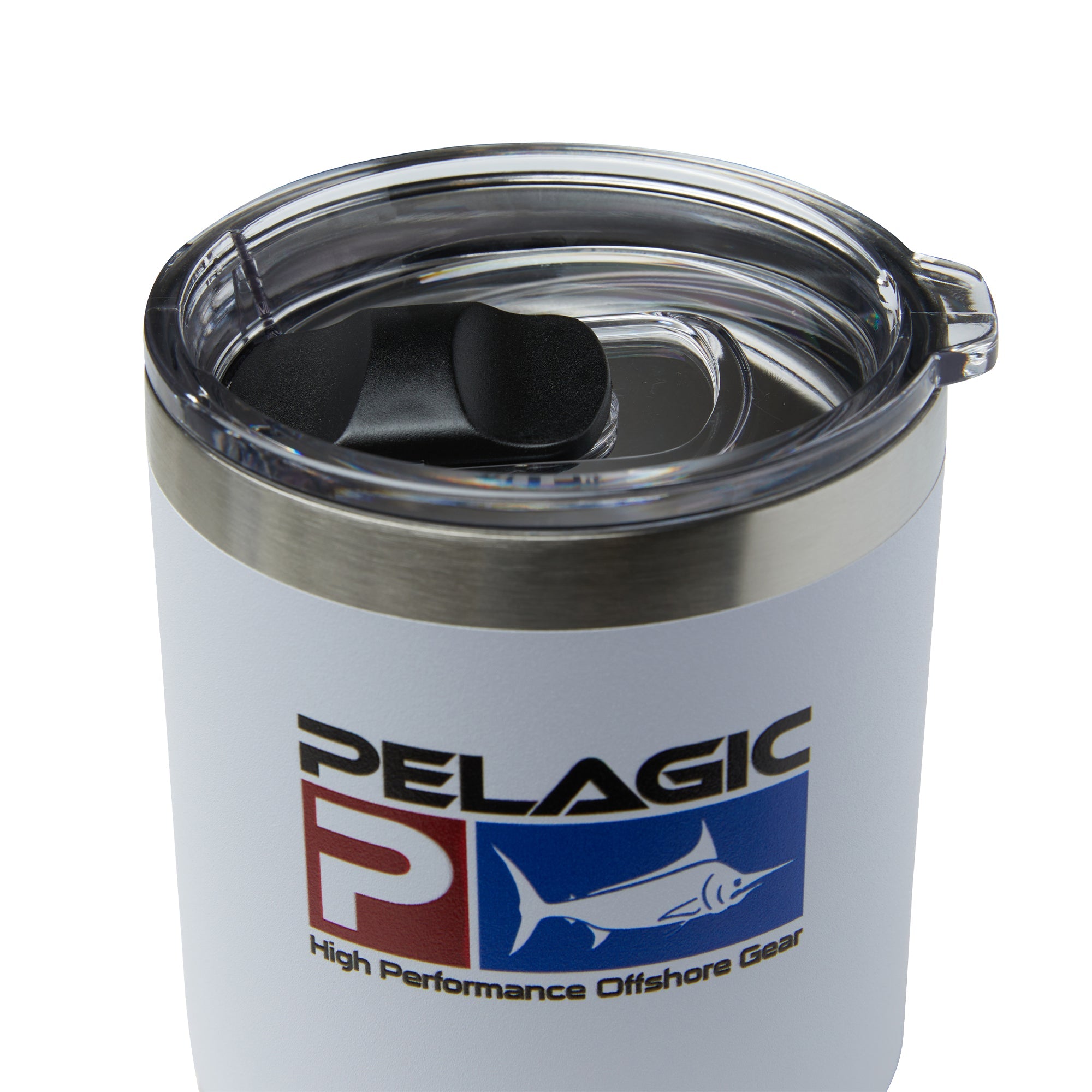Pelagic 10oz Lowball tazza termica bianca acciaio