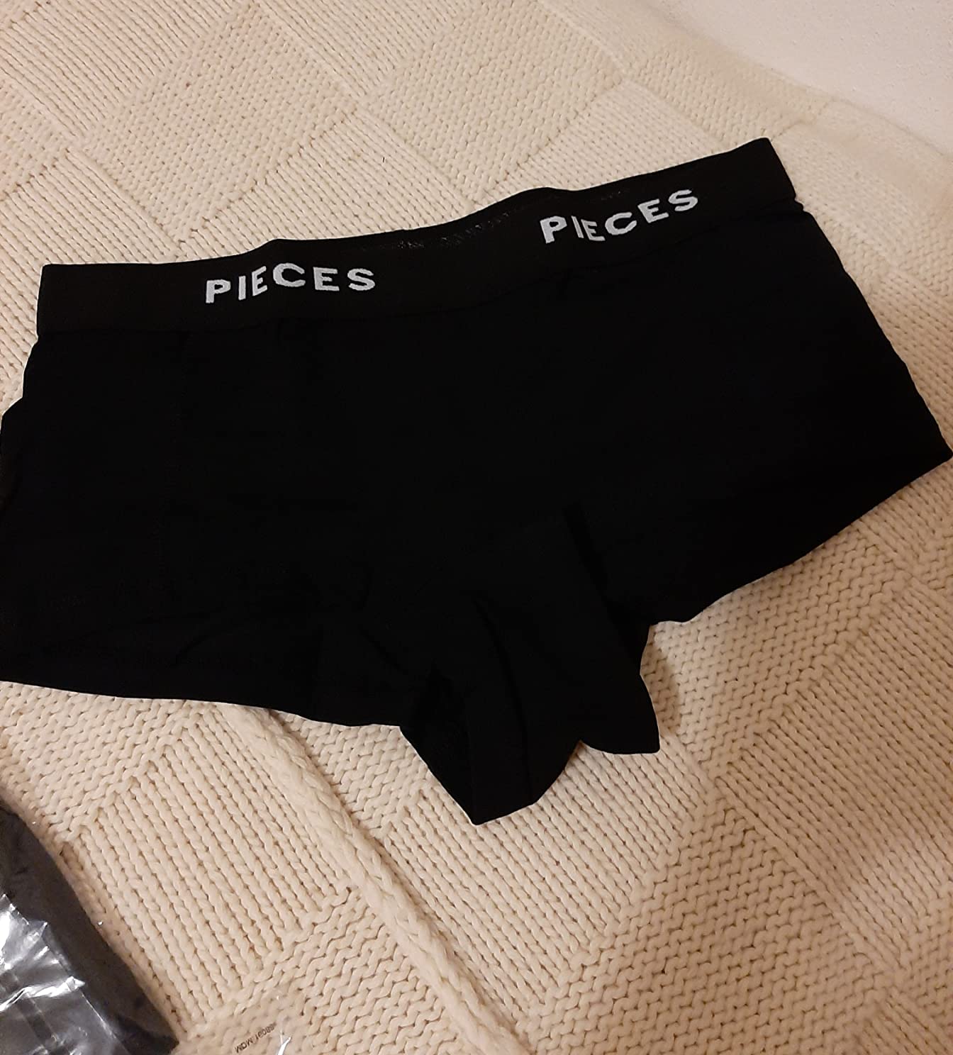Pieces PCLOGO Lady boxer donna in cotone uso quotidiano