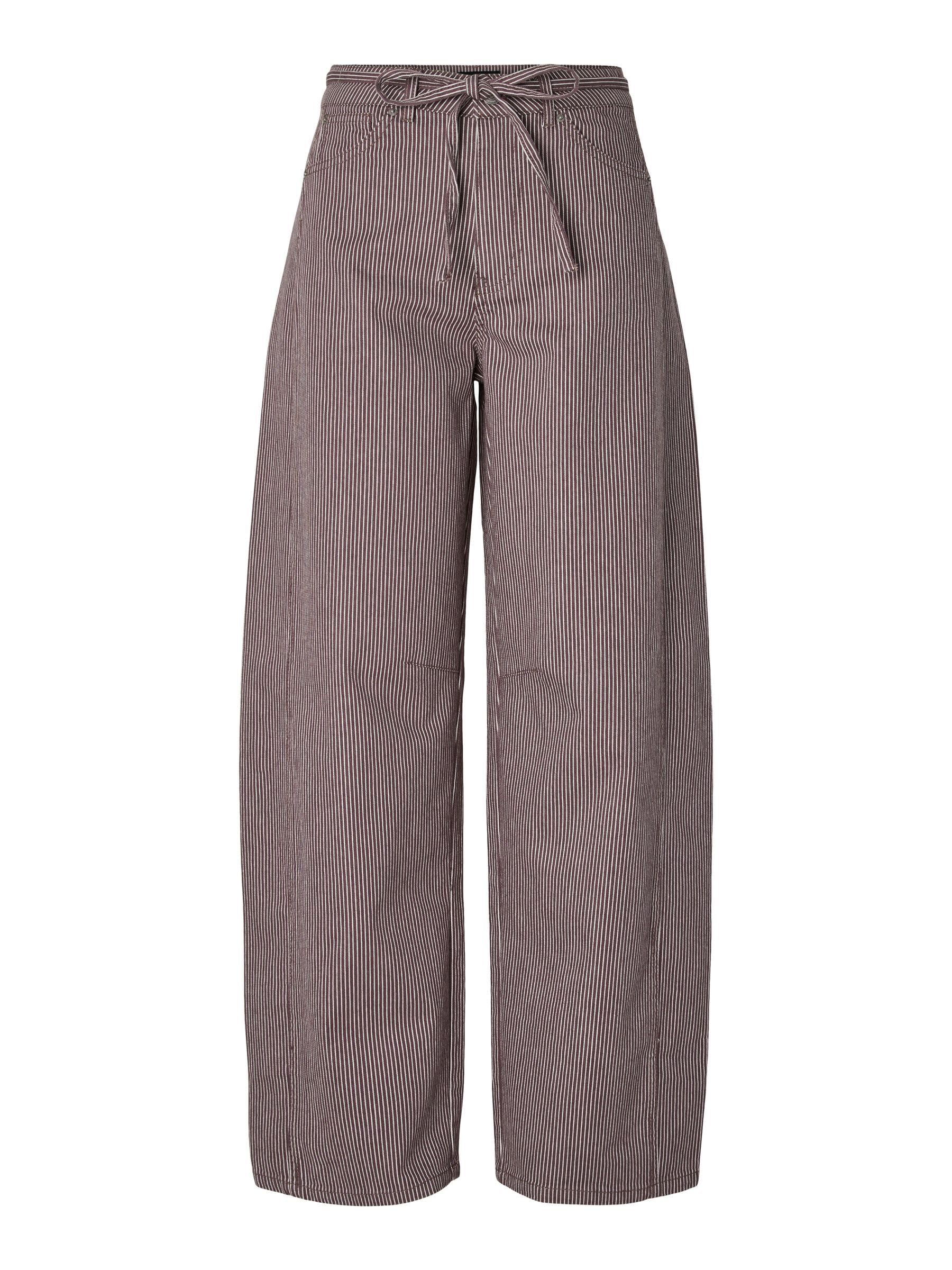 Pieces Pcbillo MW Tie Barrel jeans donna gamba barrel