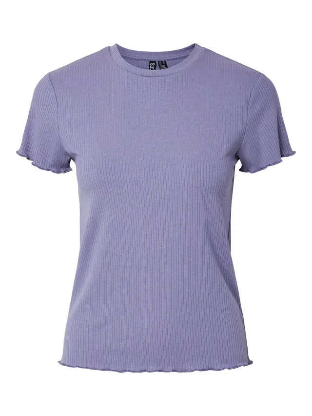 Pieces Pcnicca SS O-Neck Top Jrs Noos t-shirt donna manica corta