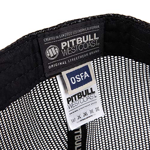 Pit Bull Dogs cappellino baseball nero rete cotone unisex
