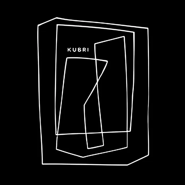 Kubri White Logo t-shirt cotone organico stampa bianca