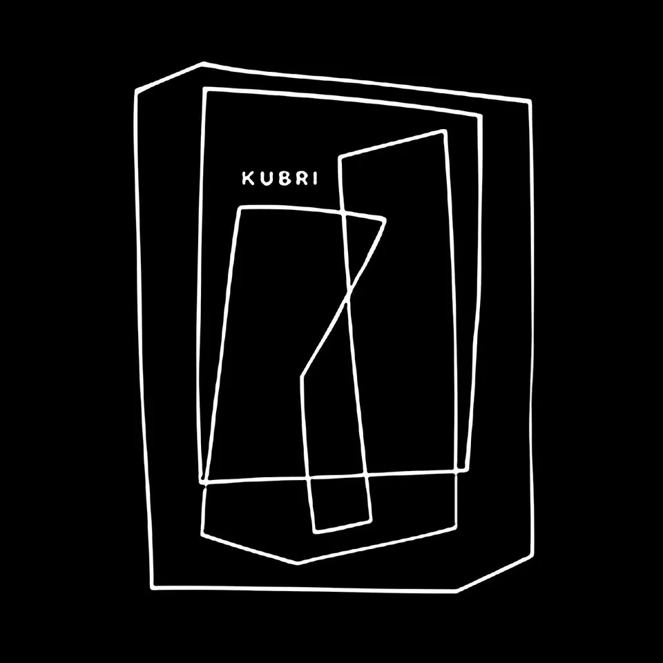 Kubri White Logo t-shirt cotone organico stampa bianca