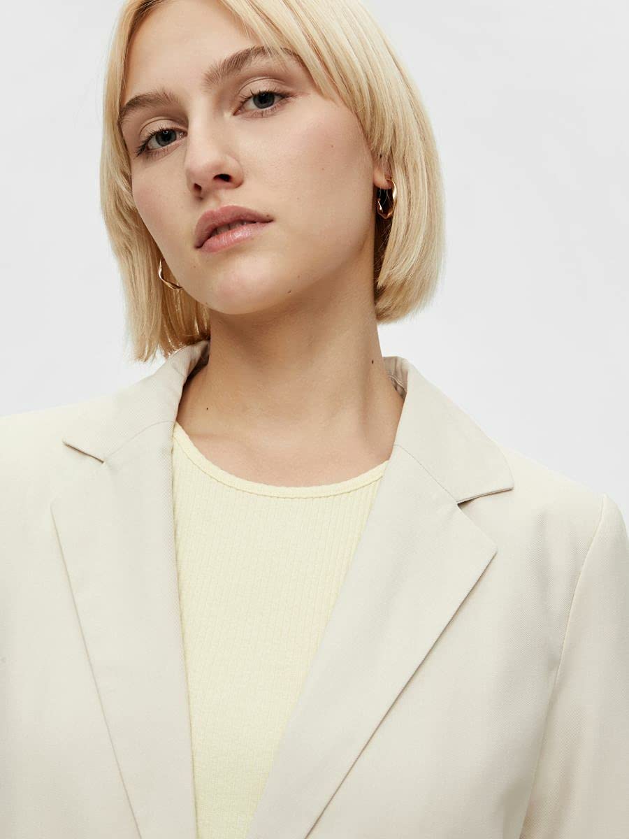 Pieces Pclimoane LS Blazer donna leggero monopetto