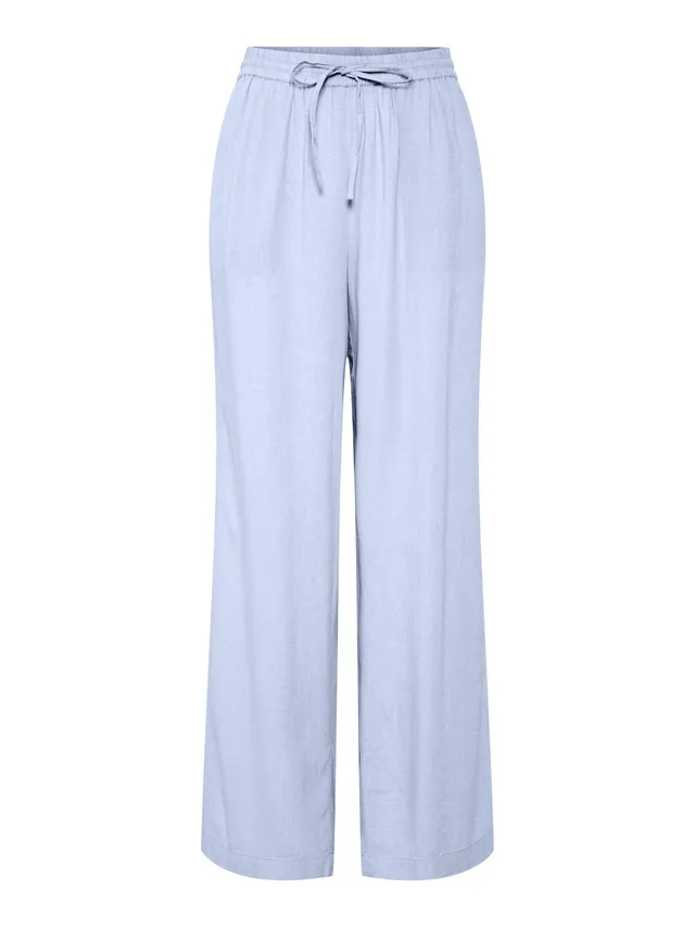 Pieces Pcpia HW Wide Pants Pwp Mm Noos pantaloni L ampi