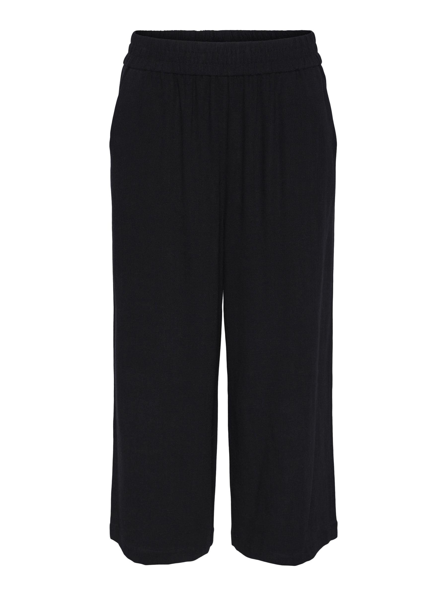 Pieces Pcbozzy HW Pantaloni Larghi Donna 30W/32L Rigati